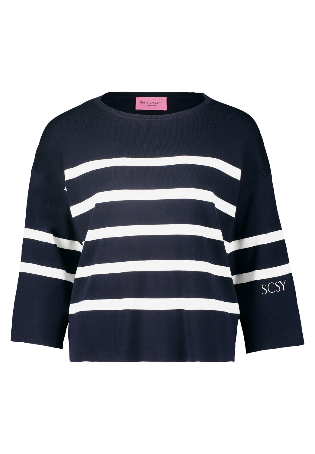 

Свитер Betty Barclay Feinstrick mit Ringel, цвет Patch Dark Blue/Cream