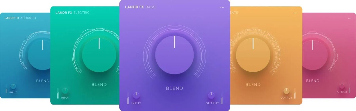 

Пакет LANDR FX — плагины для вокала, битов, баса, электрогитары и акустики