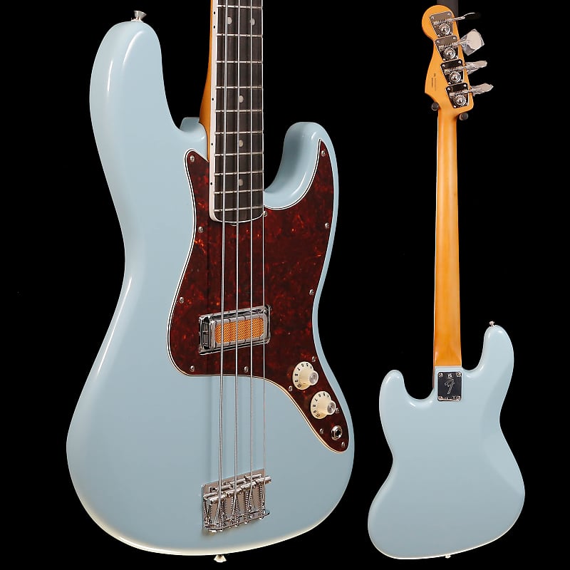 Басс гитара Fender Gold Foil Jazz Bass 4-string Bass, Sonic Blue