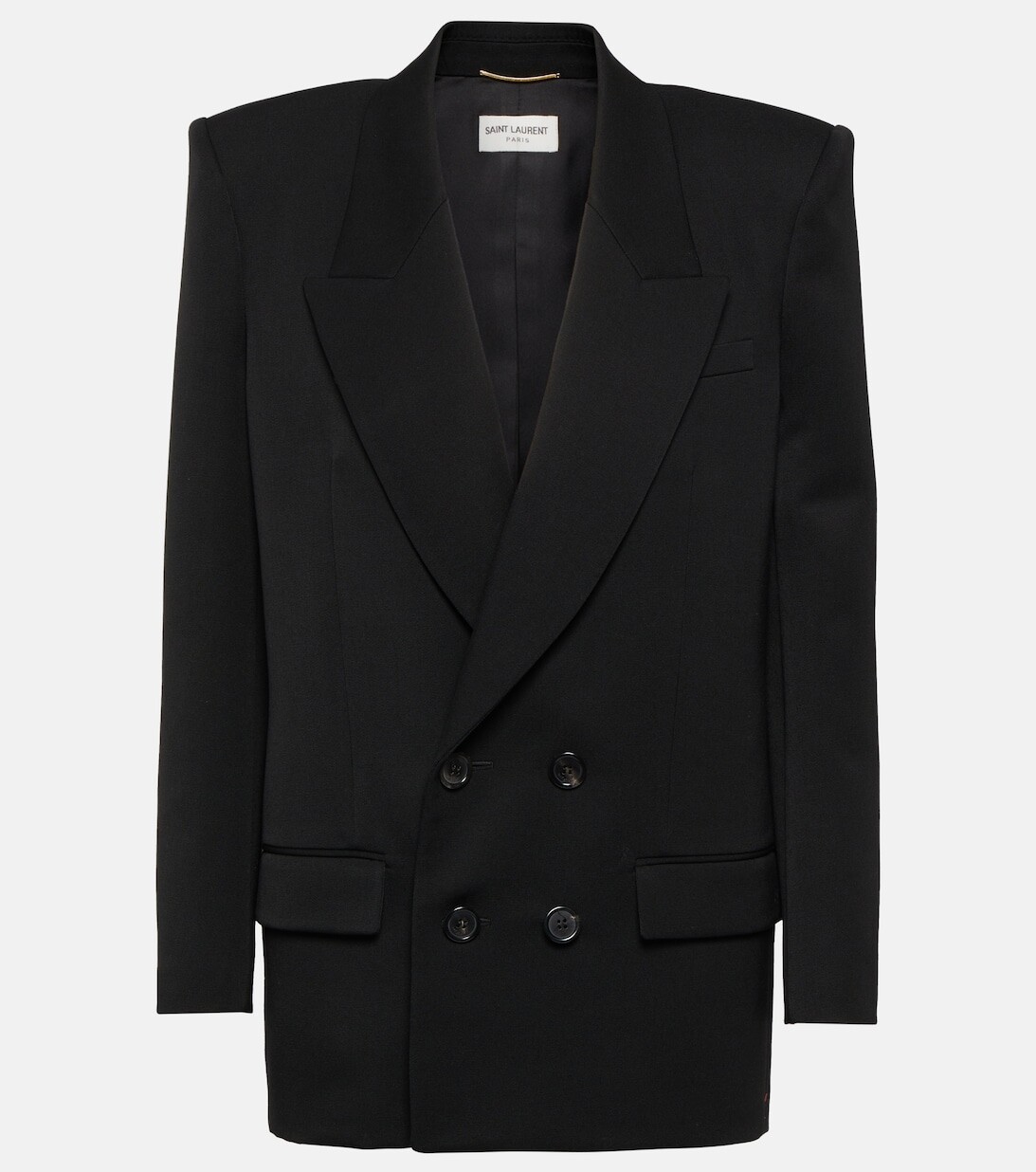 

Блейзер Grain de Poudre SAINT LAURENT, черный