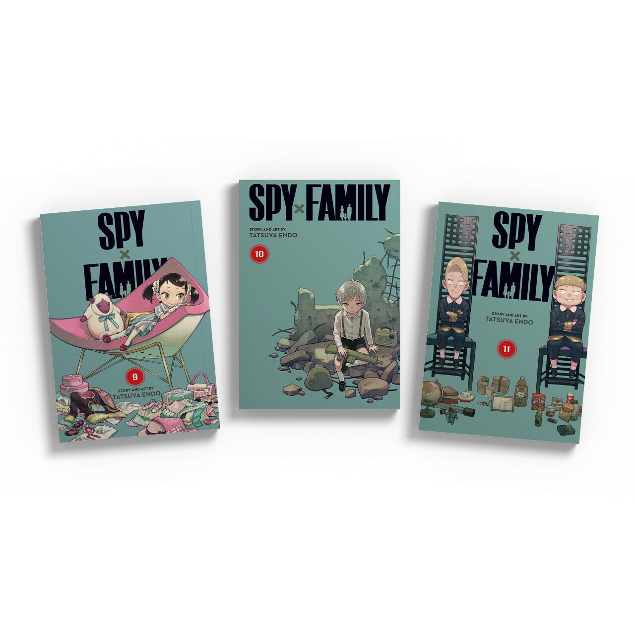 

Манга Spy x Family Manga (9-11) Bundle