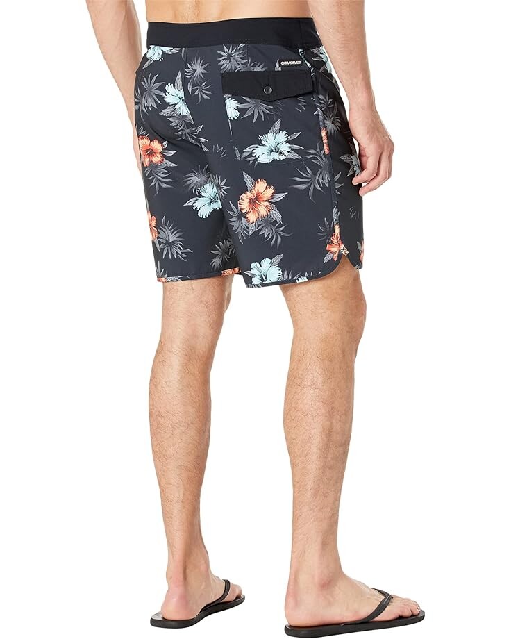 Шорты для плавания Quiksilver Surfsilk Scallop 19 Boardshorts, цвет Black 2