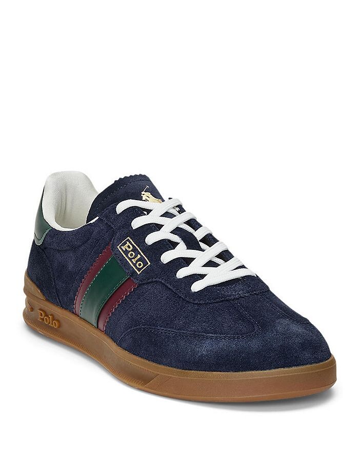 

Мужские кроссовки на шнуровке Polo Ralph Lauren Heritage Aera, синий