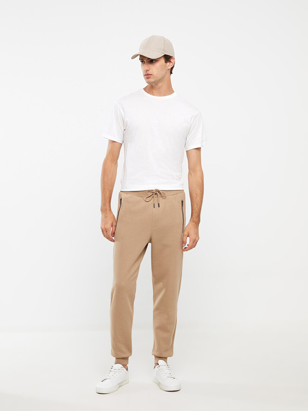 

Мужские спортивные штаны Slim Fit для джоггеров LCW Casual, бежевый