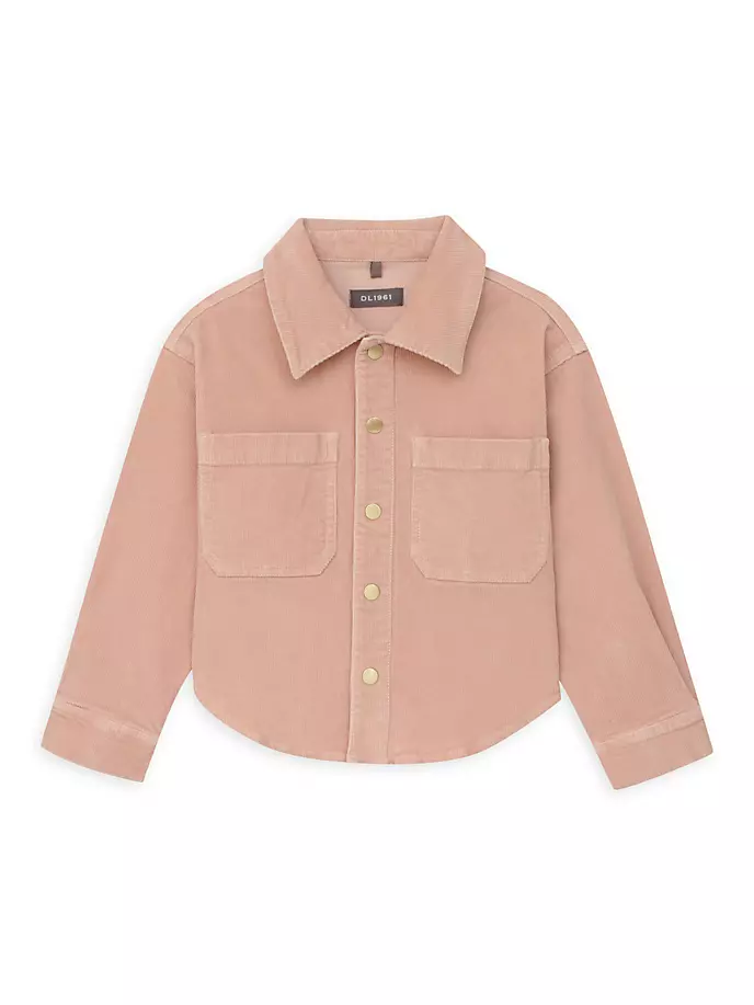 

Рубашка из смесового хлопка Olivia для маленьких девочек и девочек Dl1961 Premium Denim, цвет rose