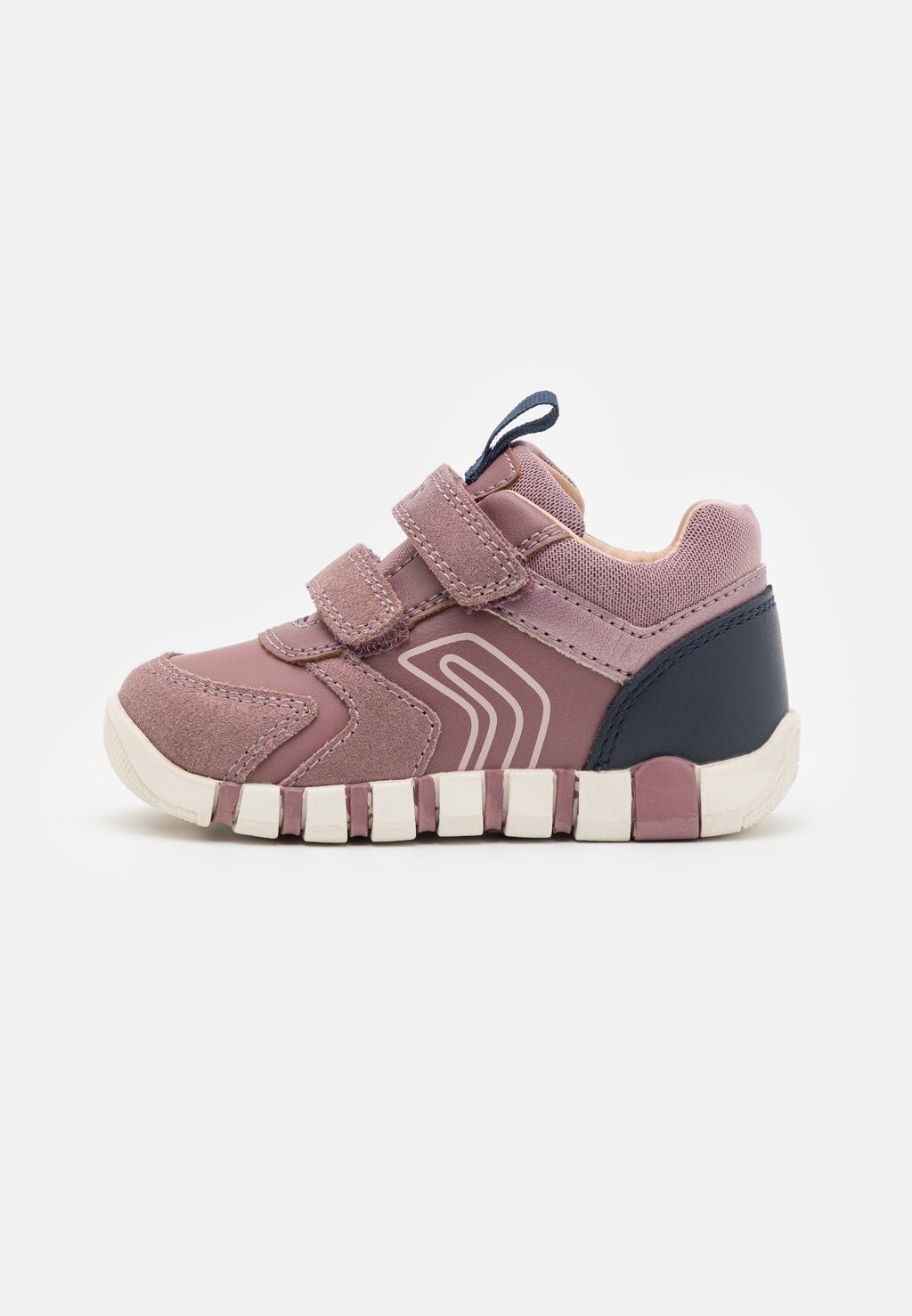 

Низкие кроссовки Iupidoo Geox, цвет rose smoke/navy