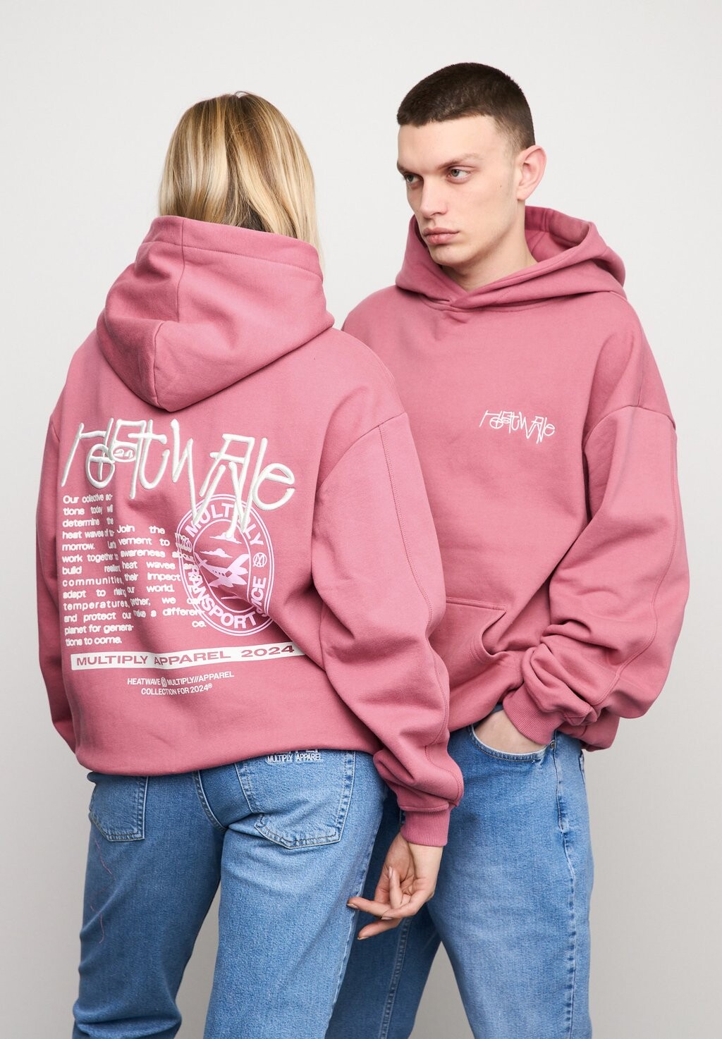 

Толстовка Overheating Multiply Apparel, фуксия