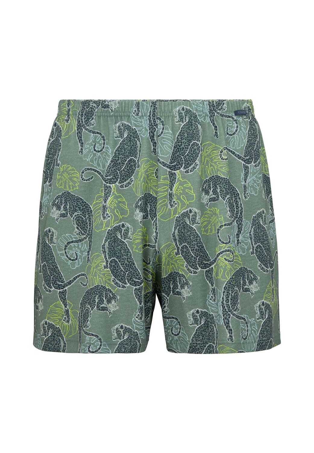 

Мужские шорты-боксеры из трикотажа без ширинки CALIDA, цвет Laurel Green Print