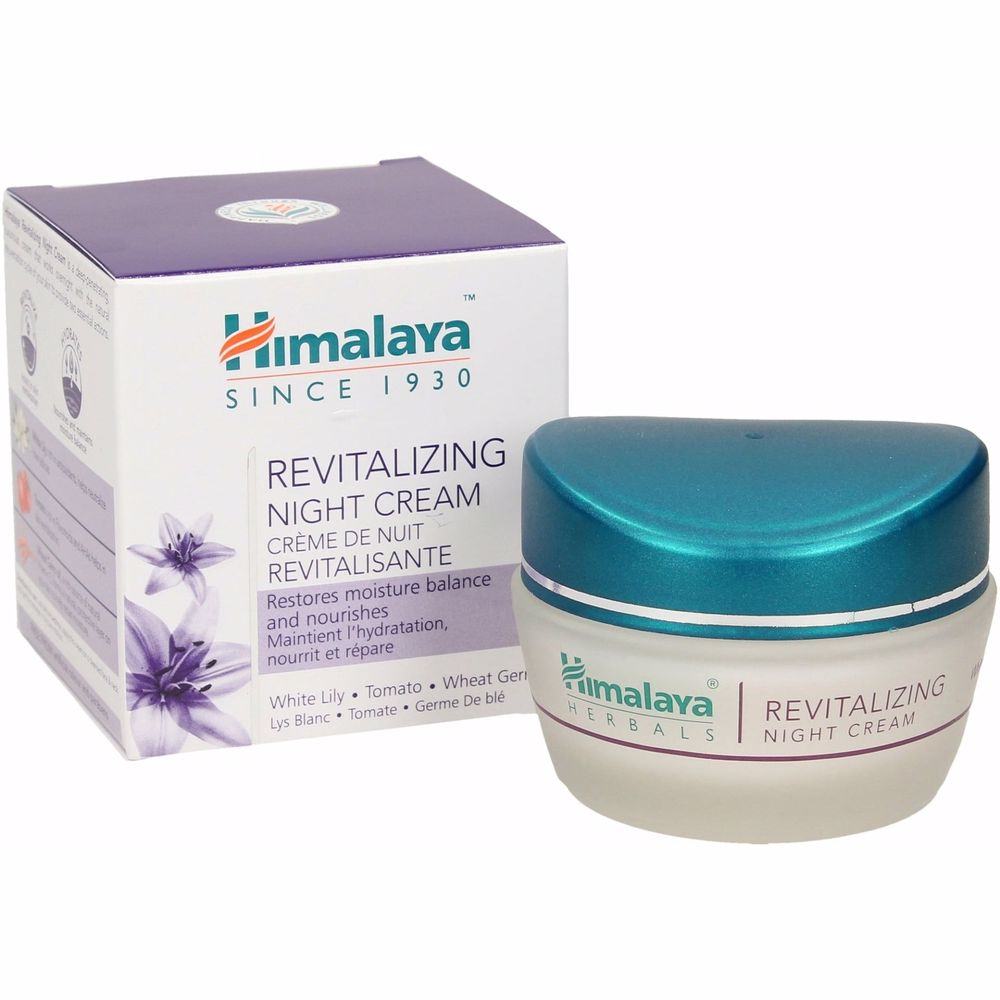Увлажняющий крем для ухода за лицом Regenerating night cream Himalaya herbal healthcare, 50 г