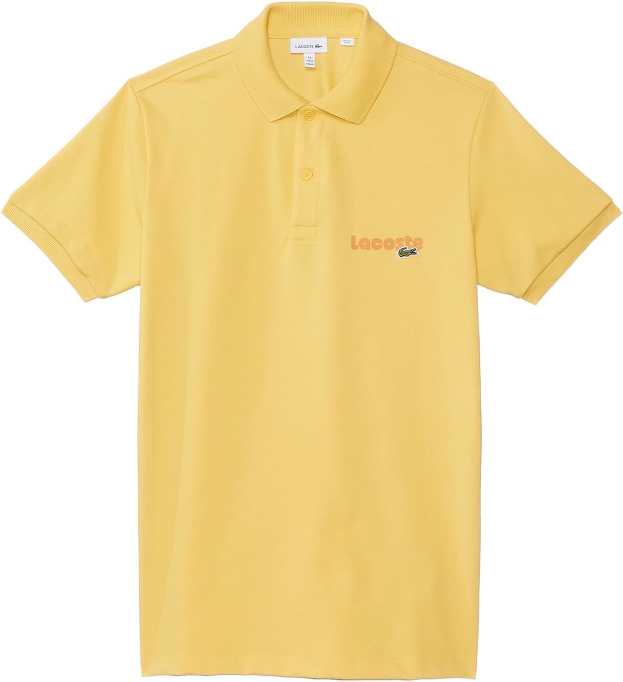 

Поло Lacoste Kids Short Sleeve Polo Shirt, цвет Cornsilk