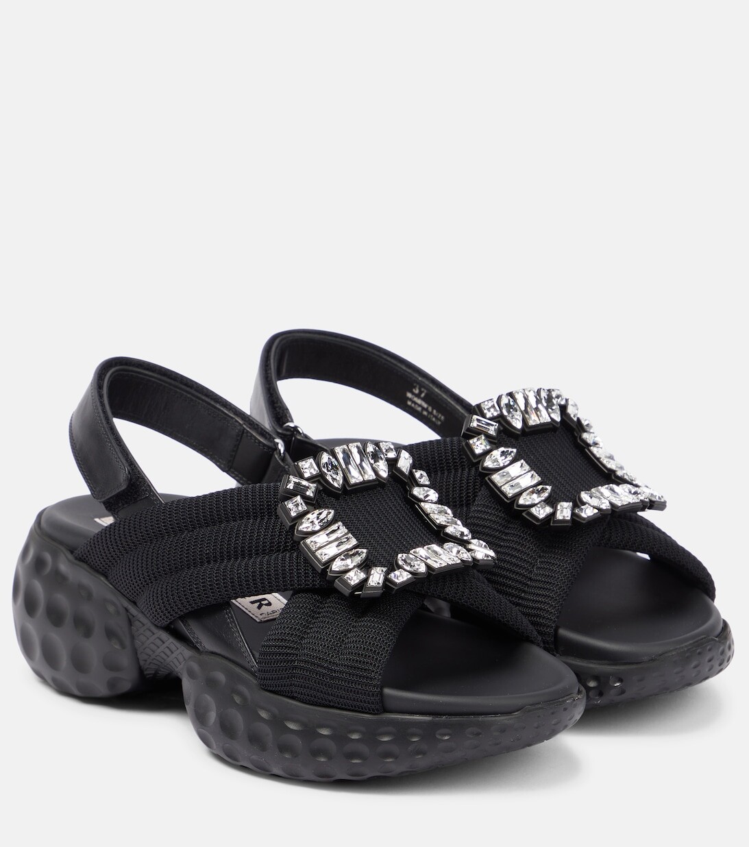 

Декорированные сандалии Viv' Run Roger Vivier, черный