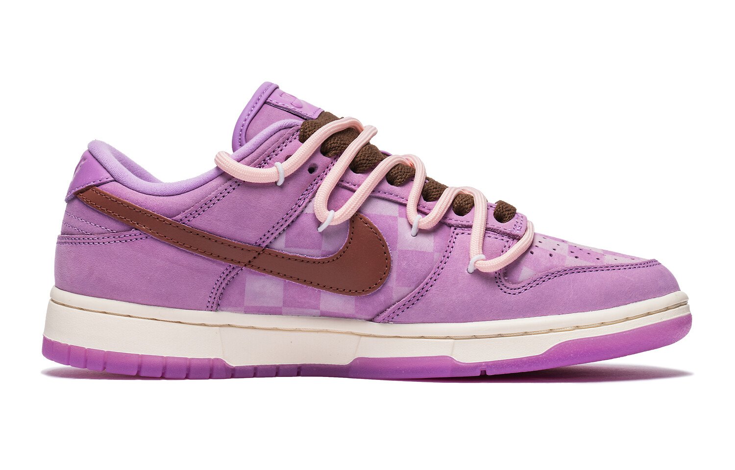 

Кроссовки Nike Dunk Skateboarding Shoes Women's Low-top Purple/white, фиолетовый