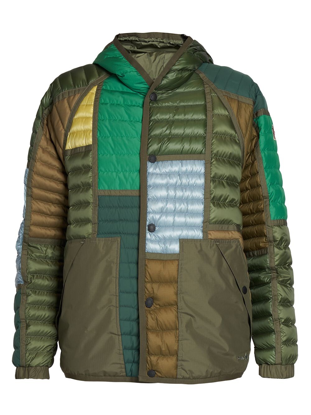 

Пуховик Raron с нашивками Moncler Grenoble, Серый