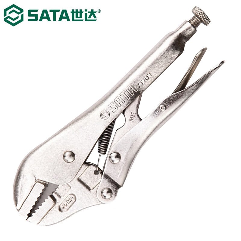 SATA 71202 Мощные плоскогубцы, плоскогубцы с прямыми губками, ручные плоскогубцы, фиксированные плоскогубцы, 7 дюймов