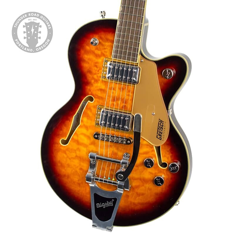 

Электрогитара Gretsch G5655T-QM Electromatic Center Block Jr. Single-Cut Quilted Maple Sweet Tea