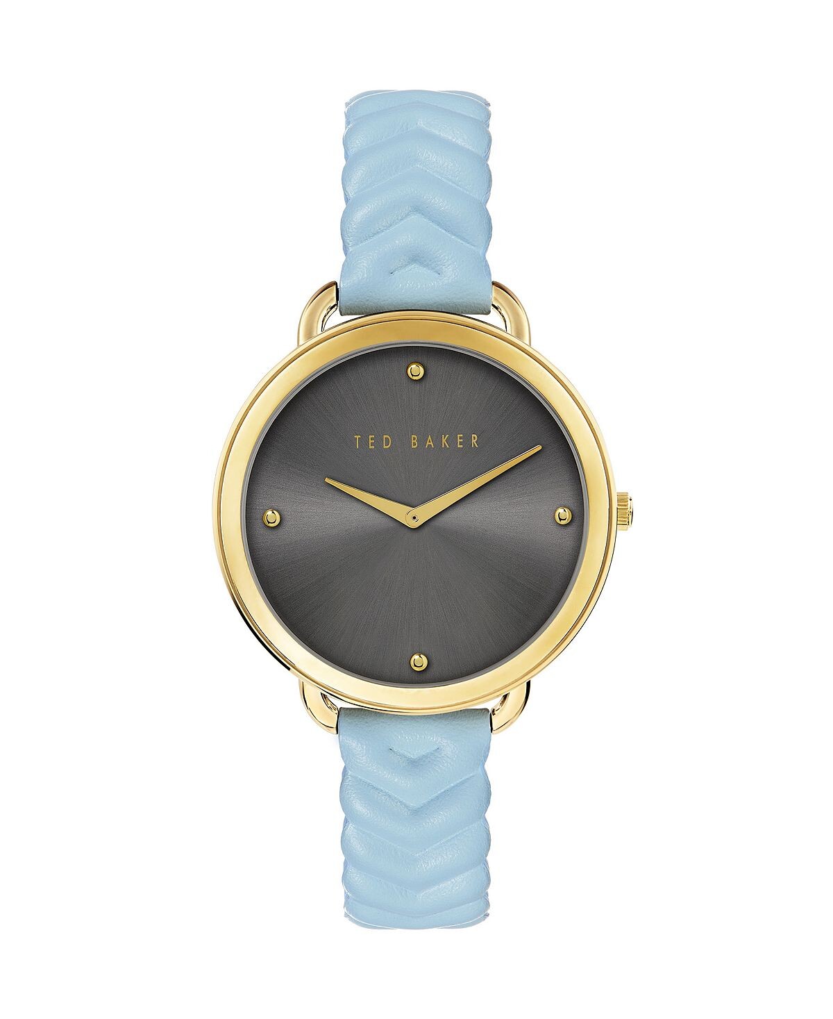 

Женские часы Hettie Chevron с синим кожаным ремешком, 37 мм Ted Baker, синий