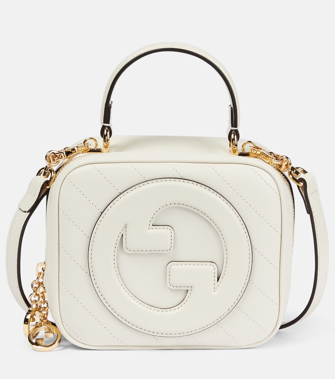 

Маленькая кожаная сумка через плечо Gucci Blondie Gucci, белый
