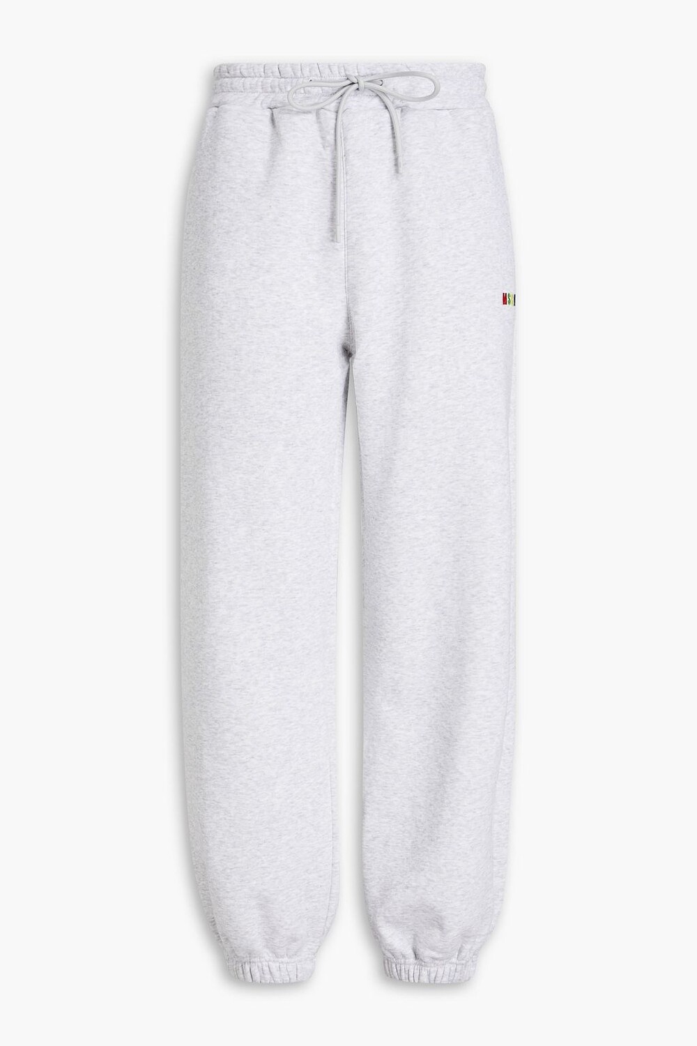 

Спортивные брюки из флиса с вышивкой MSGM, серый