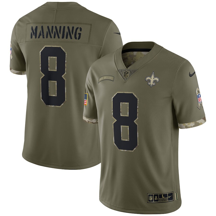 

Джерси Nike New Orleans Saints, оливковый