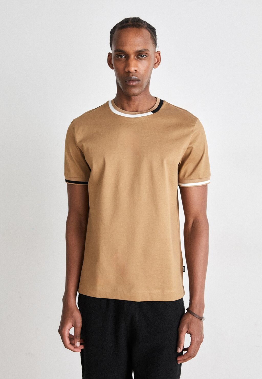 

Футболка базовая THOMPSON BOSS, цвет medium beige