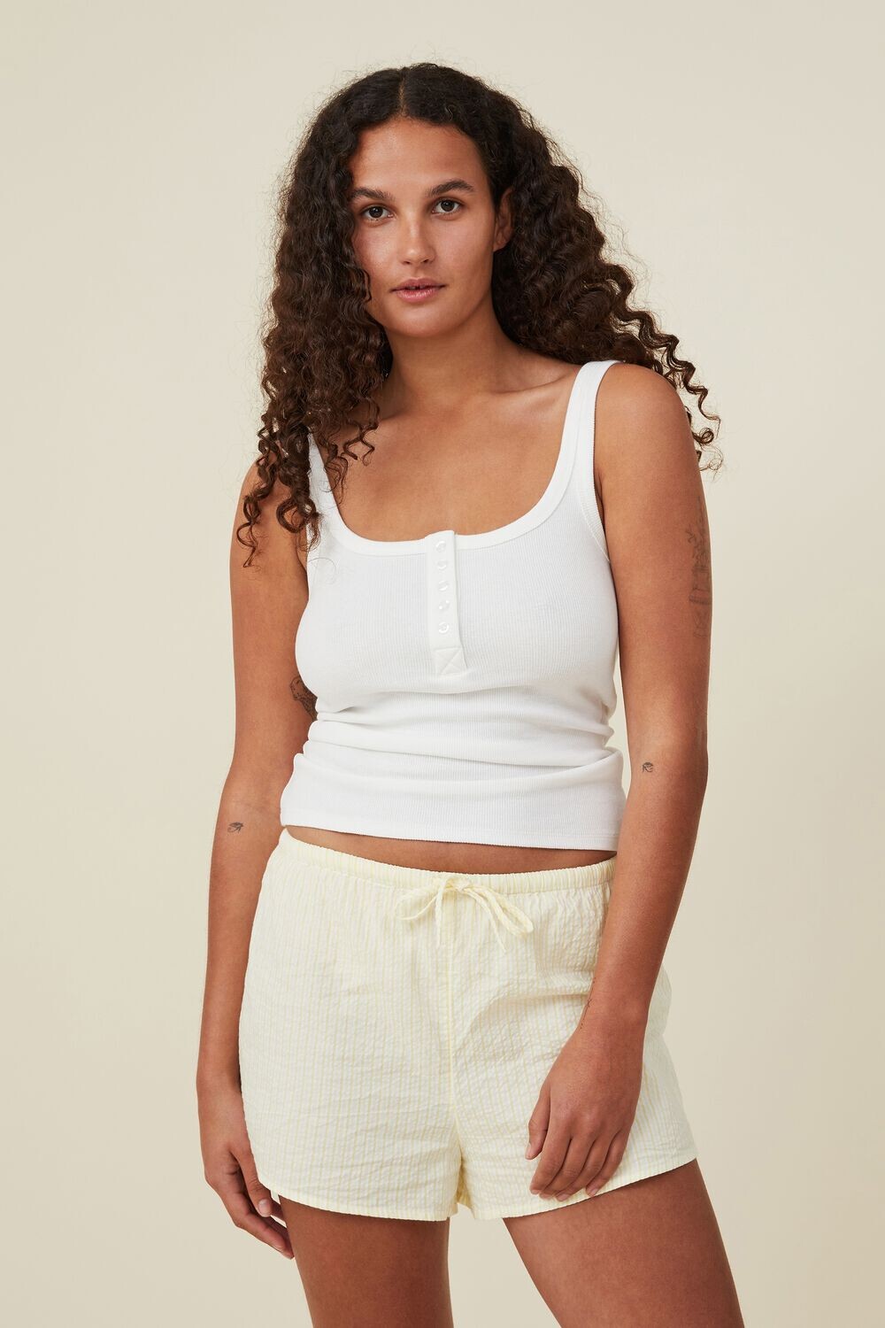 

Майка для сна Henley Cotton On Body