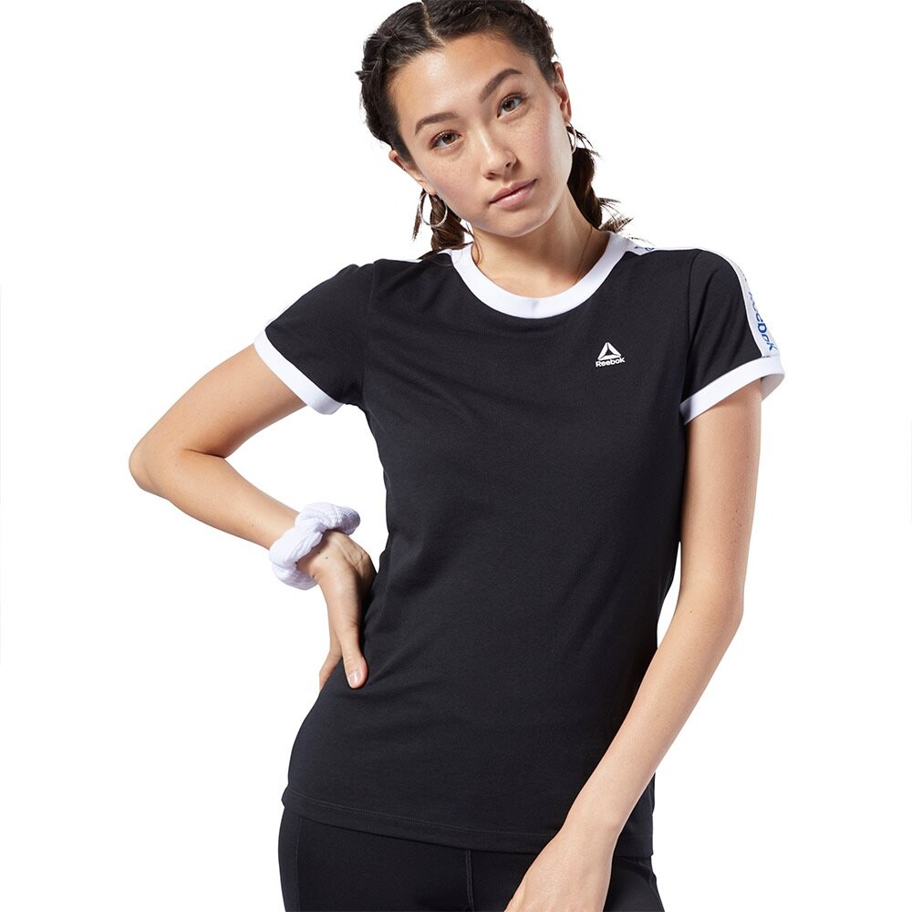 

Футболка с коротким рукавом Reebok Linear Logo, черный
