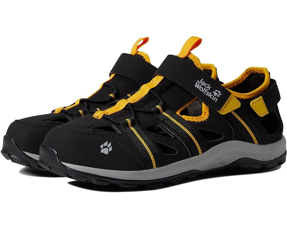 

Походные ботинки Jack Wolfskin Sun Climber, цвет Black/Burly Yellow XT