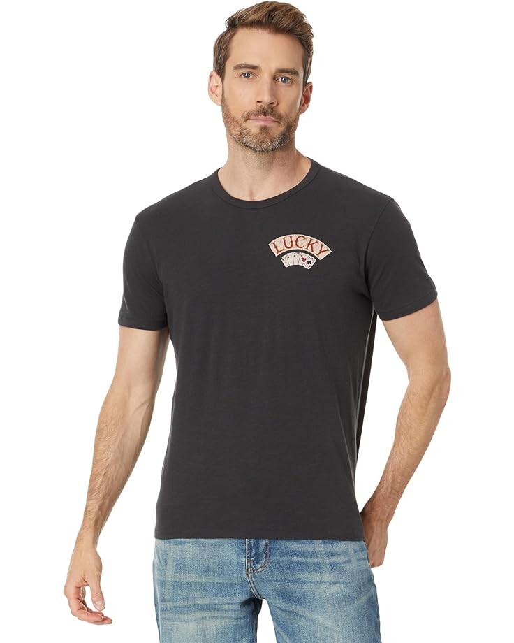 

Футболка Lucky Brand Aces Over Eights, черный