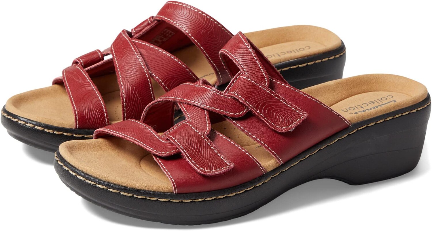 

Босоножки Merliah Karli Clarks, цвет Red Leather