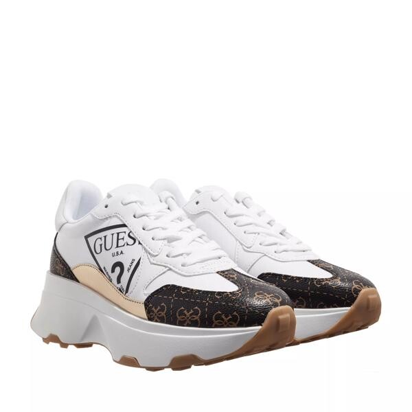 

Кроссовки calebb5 white/brown/ochra Guess, белый