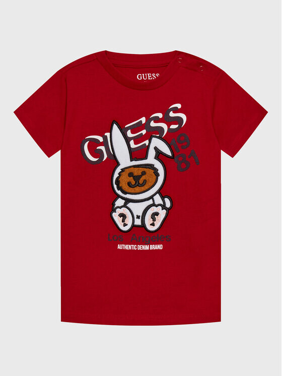 

Футболка стандартного кроя Guess, красный