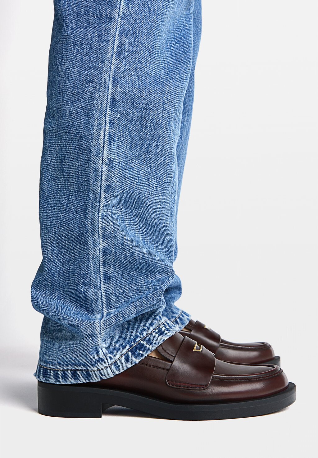 

Слипоны Penny Stradivarius, цвет dark red