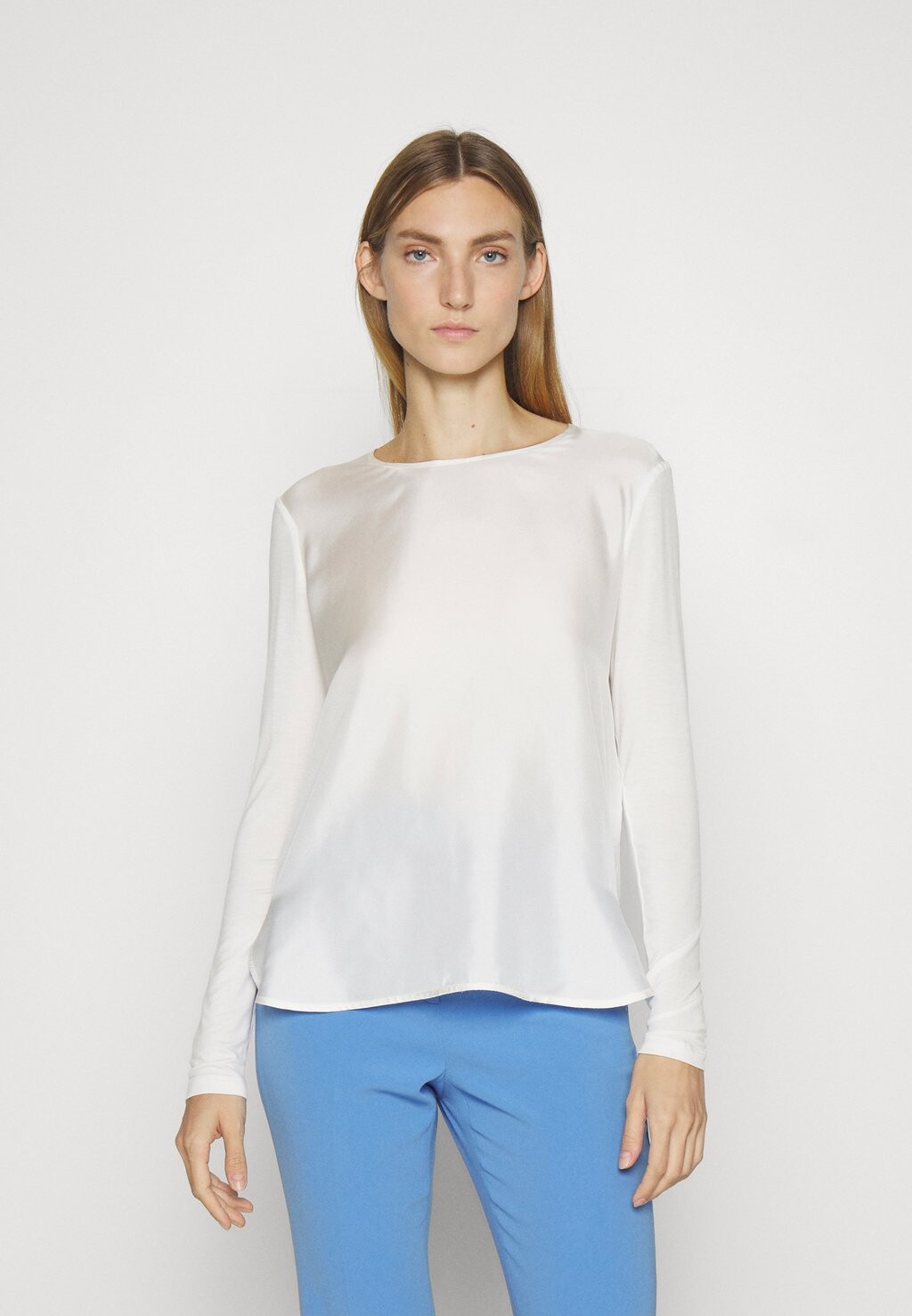 

Футболка с длинными рукавами Max Mara Leisure, белый