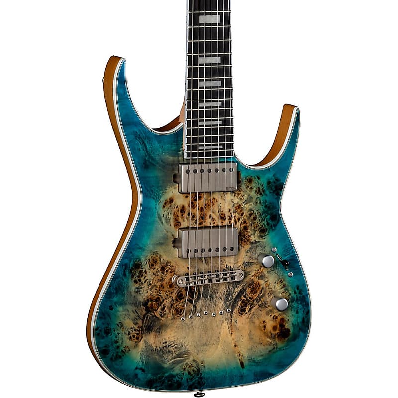 Электрогитара Dean Exile Select Burled Poplar 7-String Electric Guitar Satin Turquoise Burst madison mill poplar dowel 516x48 inches
