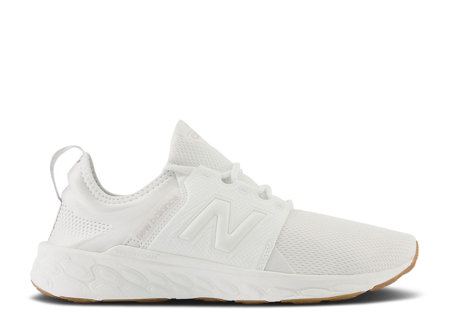 

Кроссовки New Balance Fresh Foam X Cruz V3 2E Wide 'White Gum', белый
