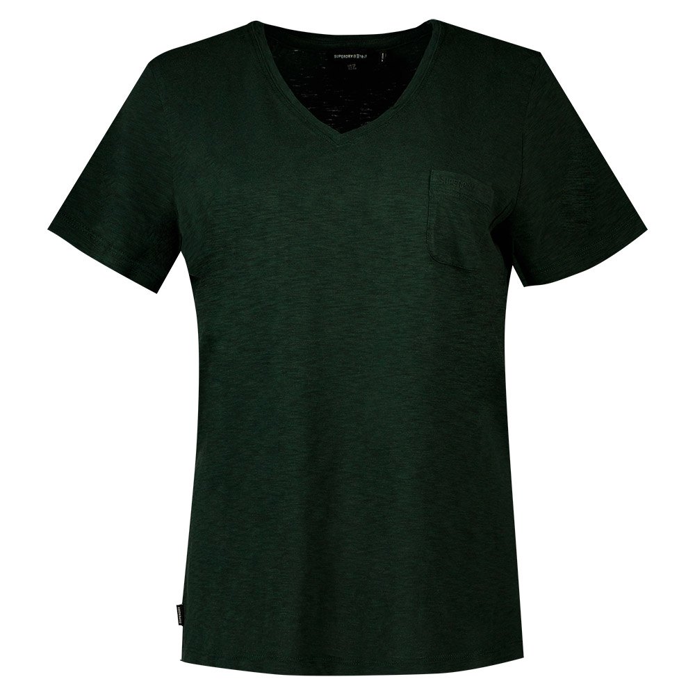 

Футболка Superdry Studios Pocket V Neck, зеленый