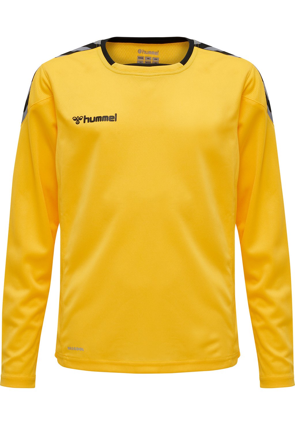 Спортивная футболка Hmlauthentic Hummel, цвет sports yellow/black