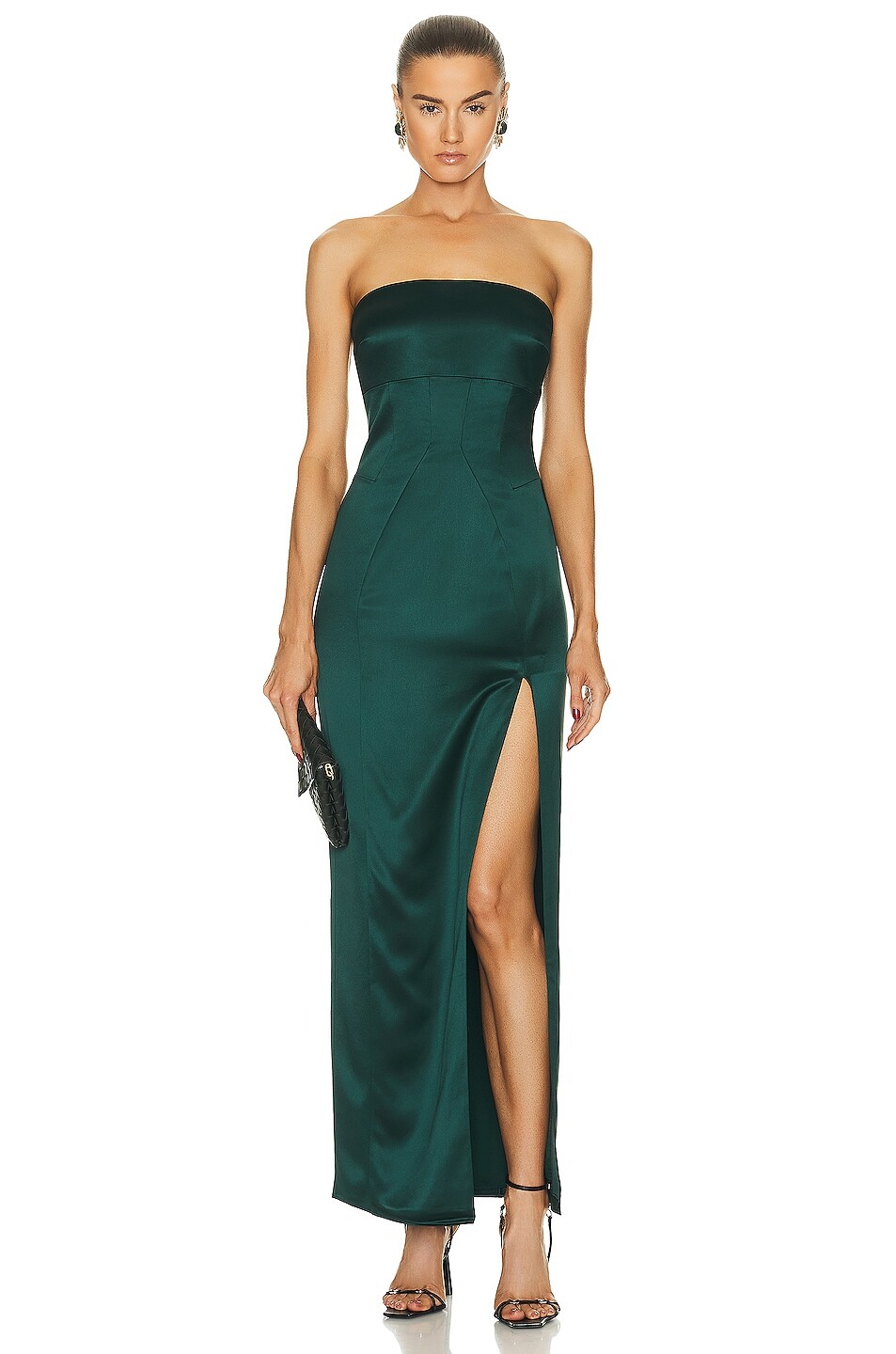 

Платье Nicholas Vivia Strapless Corset Gown, цвет Alpine