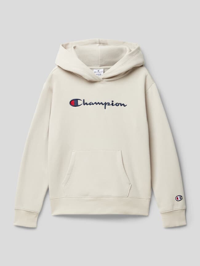

Толстовка с вышивкой этикеток CHAMPION, песочный