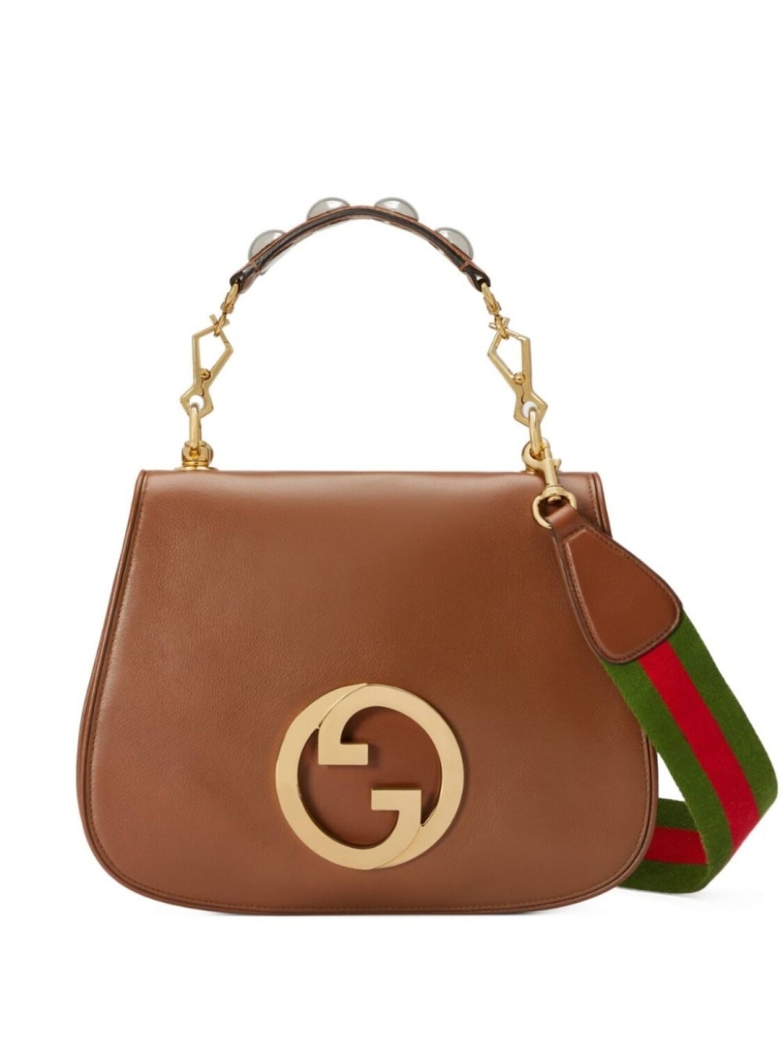 

Сумка Blondie среднего размера с верхней ручкой Gucci, коричневый
