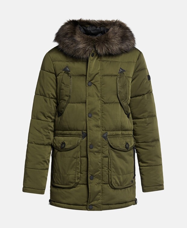 

Стеганая куртка Superdry, хаки