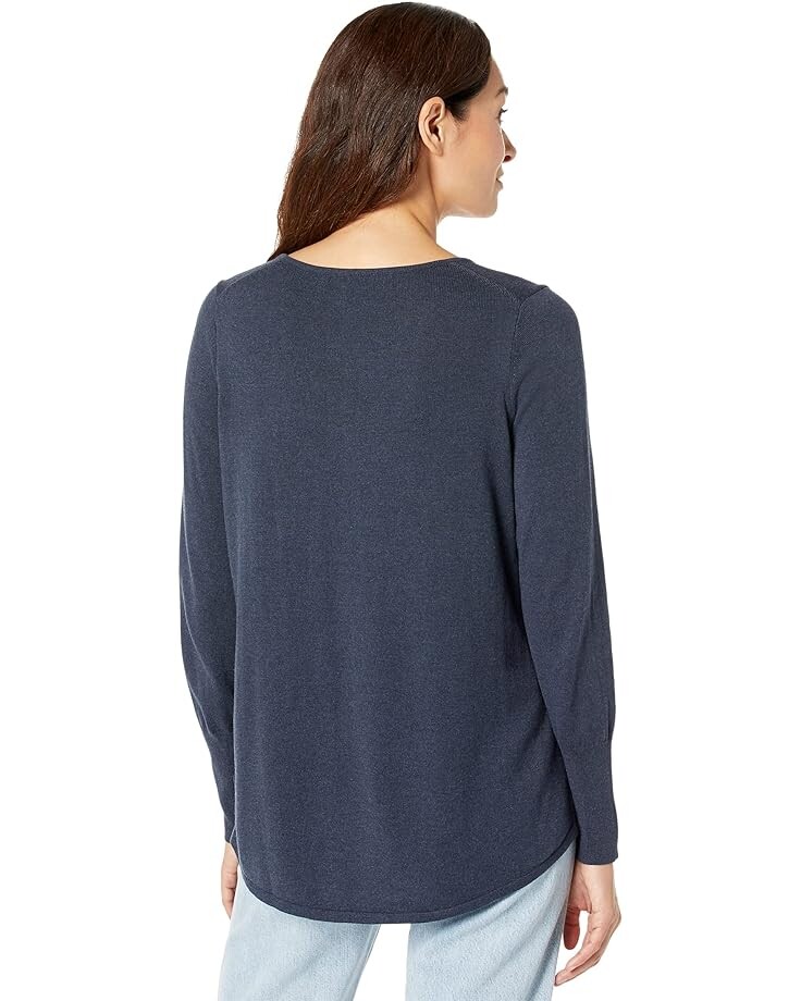 

Свитер NIC+ZOE Vital V-Neck, цвет Dark Indigo
