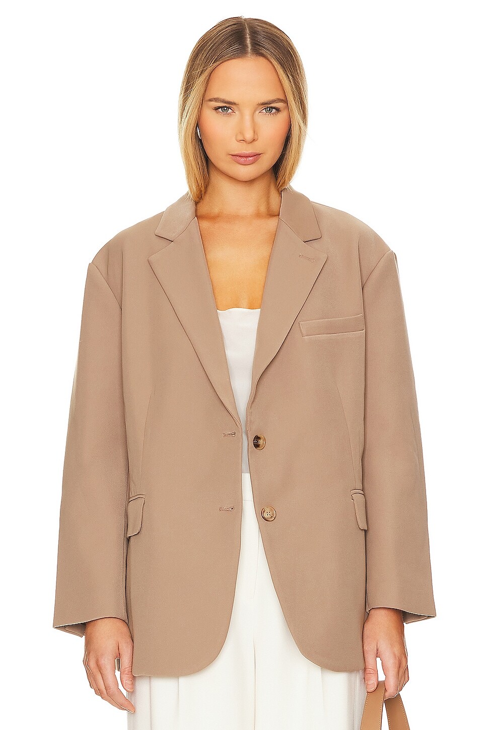 

Блейзер RE ONA Joey Oversized, цвет Macadamia