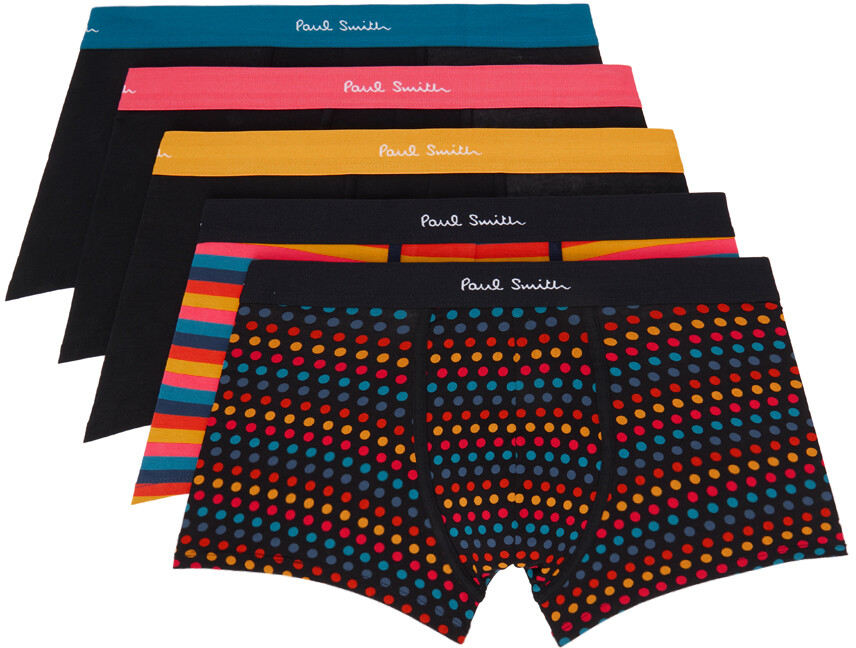

Набор из пяти разноцветных боксеров Paul Smith