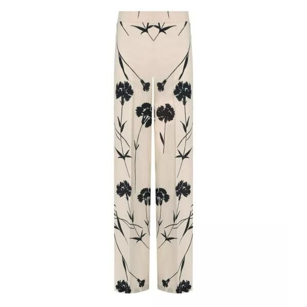 

Брюки cream floral wide leg trousers Twin-Set, бежевый
