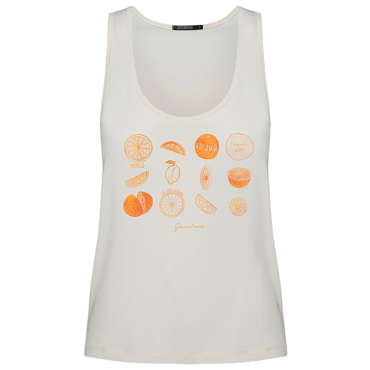 

Топ Greenbomb Women's Bike Citrus Steep s, цвет Creme White