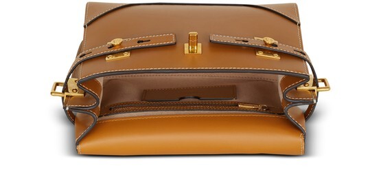 

Сумка B-Buzz 23 из гладкой кожи Balmain, коричневый