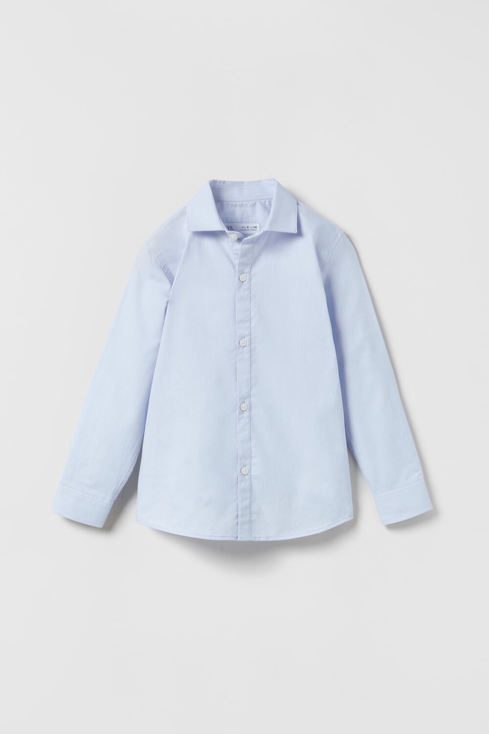 

Рубашка с раскладным воротником Zara, синий