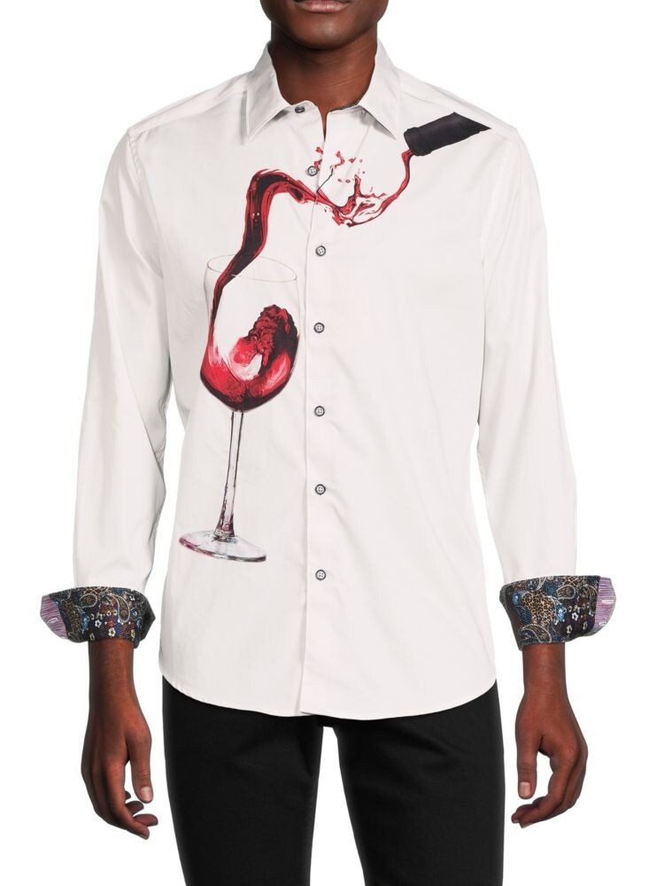 

Классическая рубашка Sager Robert Graham, белый