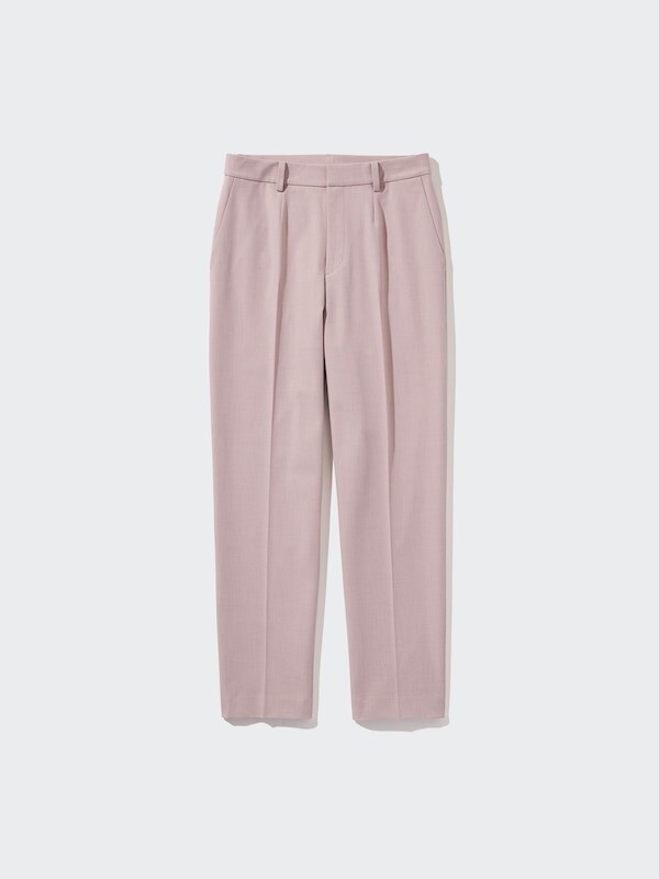 

Элегантные брюки по щиколотку Uniqlo, розовый